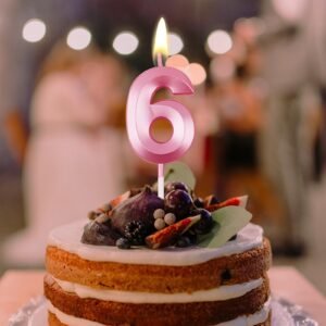Number 6 candles