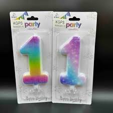 Number 1 Candles